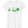 Футболка Wild Animal Lover Green Animal Print, свободная футболка, мужская одежда, повседневная, из хлопка, на каждый день, на все времена года, Харадзюку