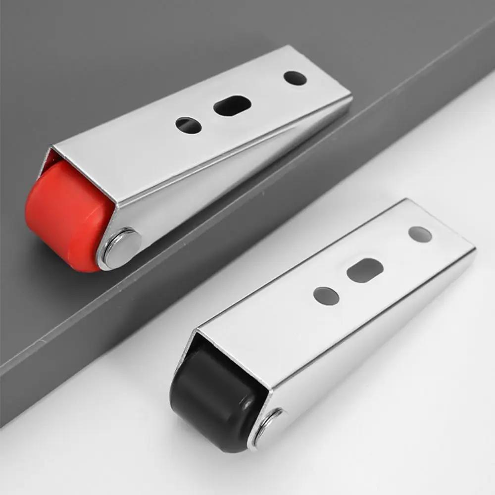 Durable Silent Furniture Caster Mobile Side Mounted Door Support Moving Wheel Household Moving Tool Pulley