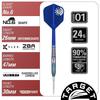 Target Japan CHARIS G5 Кэти Люн Игрок 90% Вольфрам K-Flex Стальные Острые Дротики Набор, 22 г, Нет. Форма 6, Плавники и Хвостовики, SWISS SILVER NANO POINT 30мм