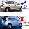 Уплотнитель оконный для Toyota RAV4 2006-2012 Американская версия Наружные резиновые уплотнительные полосы для стекла Поясная отделка (Проверьте размер перед покупкой)
