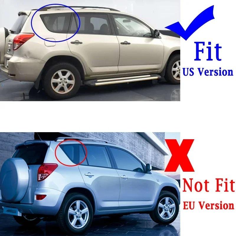 Уплотнитель оконный для Toyota RAV4 2006-2012 Американская версия Наружные резиновые уплотнительные полосы для стекла Поясная отделка (Проверьте размер перед покупкой)