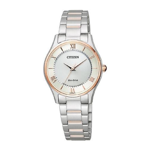 Citizen EM0404-51A ( Watch CITIZEN COLLECTION Eco-Drive Thin Pair Model Women's) Round Watch Silver
