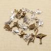 25 Pieces Silver Bird Charm Mix Charm Pendant Metal Pendants For Jewelry Making HJ073
