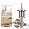 Woodworking Step Drill Bit with Limiting Alloy Cone Head for Countersinking and Screw Installation