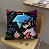 F-Friday Night Funkin Lucky Dragon Pillow Cover Sofa Cushion Cover Home Room Decoration Children Gift