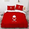 Love Duvet Cover Queen Heart Shaped Постельное белье White Romance полиэстеровый плед для женщин, мужчин, мальчиков, девочек, подростков King Size