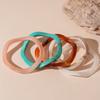 Hip Hop Acrylic Bangle Bohemian Retro Hand Ring Temperament Irregular Wide Bracelet  Women