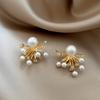 Fireworks Zircon Earrings Niche Light Luxury High-end Stud Earrings Exquisite Fashion Versatile Temperament Earrings Women