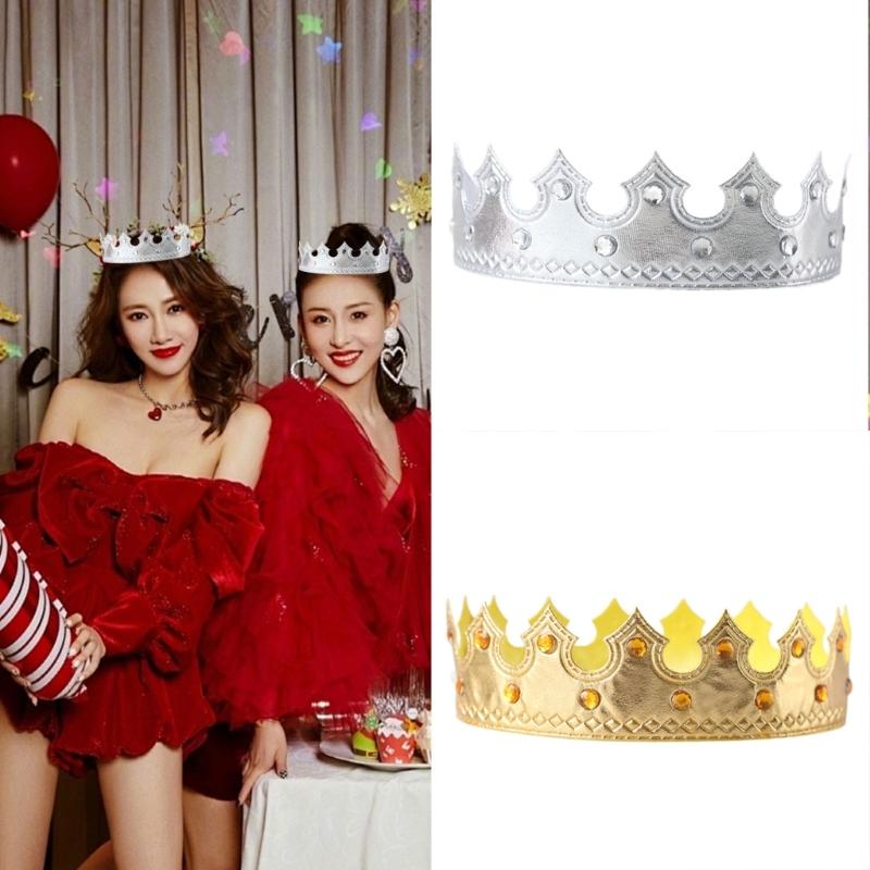 Золотые Королевские Короны Короля, Изящные Короны Шляпа на День Рождения, Аксессуары для Костюма Принца, Хэллоуин, Вечеринка-Душ, Фото Реквизит