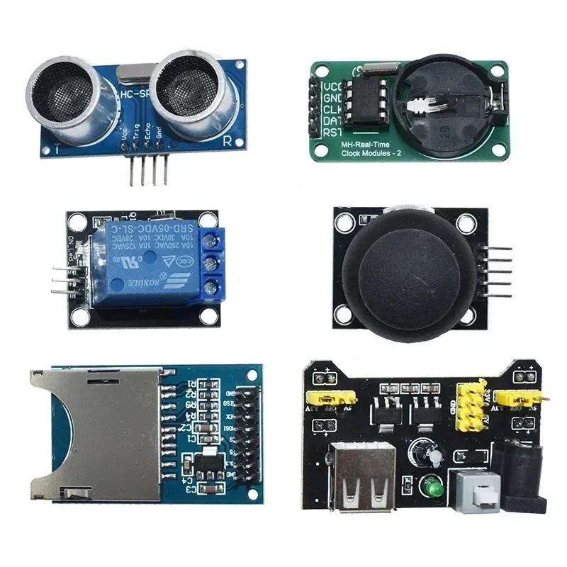 45 в 1 Модули датчиков 16 видов Стартовый набор для Arduino Raspberry Pi, лучше, чем 37 в 1 с коробкой DIY UNO R3 MEGA2560