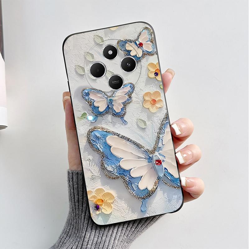 Чехол Redmi 14C Для Xiaomi Redmi 14C Чехол Funda Coque Милый Кот Мультяшный Щенок Собака Силиконовый Мягкий ТПУ Чехлы для Телефона Бампер Redmi 14C