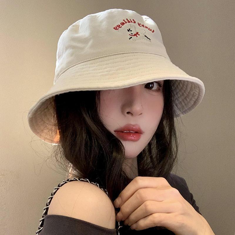 Очаровательная панама-ведро на весенний сезон для женщин, с милыми узорами и мультяшным принтом