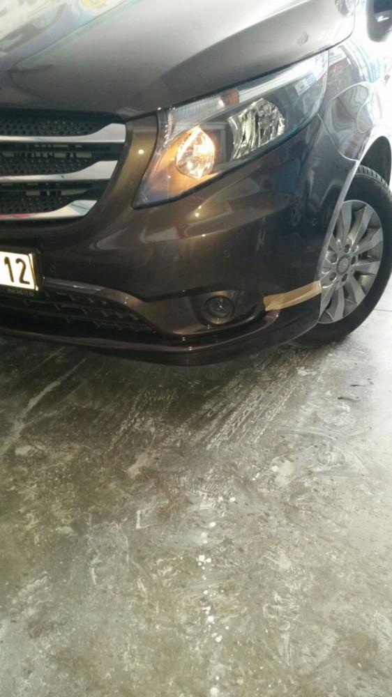 Тюнинг обвес на передний бампер (под покраску) для Mercedes Vito/V-class W447 2014- гг
