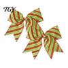 Reusable Seasonal Party Supplies 2Pcs Christmas Polka Dot Bow Decor, European Style Ribbon Ornament for Tree Topper Decorations Gift Box Wreath,