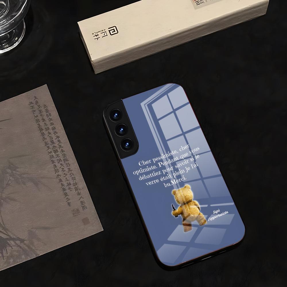 Ted Bear Movie Ted Kiss MY Butt Ass Phone Case 2025 Glass Hot For Samsung S 25 24 Ultra Creative Concept Plus 23 22 21 20 A 34 5