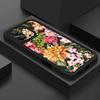 Противоударный чехол с цветочным узором для iPhone 16e 16 15 14 Pro Max 13 12 Pro 11 14 15 16 Plus, силиконовый мягкий матовый чехол конфетного цвета, fundas