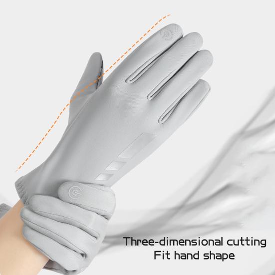 1 пара зимних перчаток для велоспорта, теплые, с сенсорным экраном, противоскользящие, ветрозащитные, водонепроницаемые, для холодной погоды, для мужчин и женщин, для езды на мотоцикле, катания на лыжах, с закрытыми пальцами