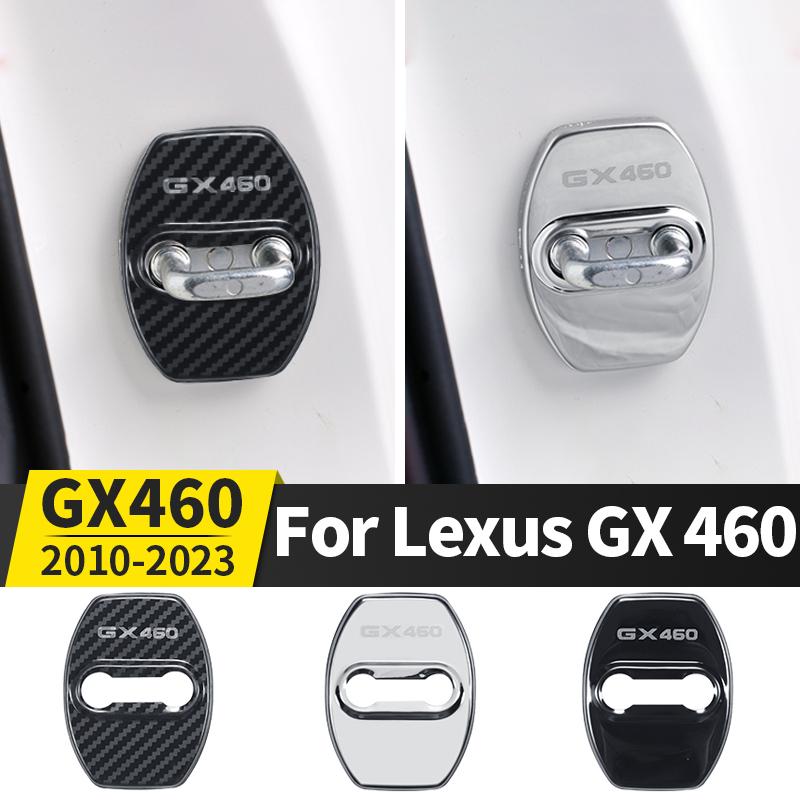 For Lexus GX460 GX 460 2010- Stainless steel Door Lock Protective Cover Interior Modification Accessories