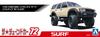 Aoshima Bunka Kyozaisha The Tuned Car Series Toyota VZN130G Hilux Surf Lift Up Пластиковая модель 1/24 №72 '91 (Машина)