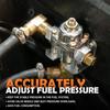 12-804 & 12-803 Upgrade Adjustable Fuel Pressure Regulator, w/ Gauge Replacement for Holley & Edelbrock carburetors