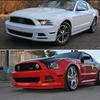 Передний габаритный фонарь, светодиодный, с дымчатым стеклом для бампера Ford Mustang 2010-2014.