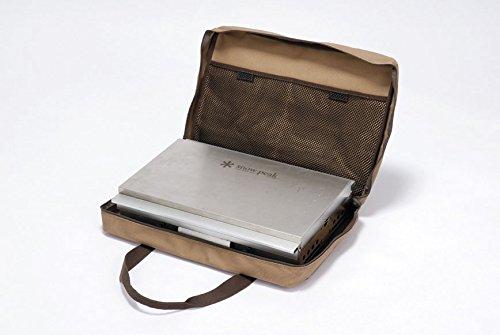 Snow Peak Ящик для хранения двухконфорочной плиты, коричневый