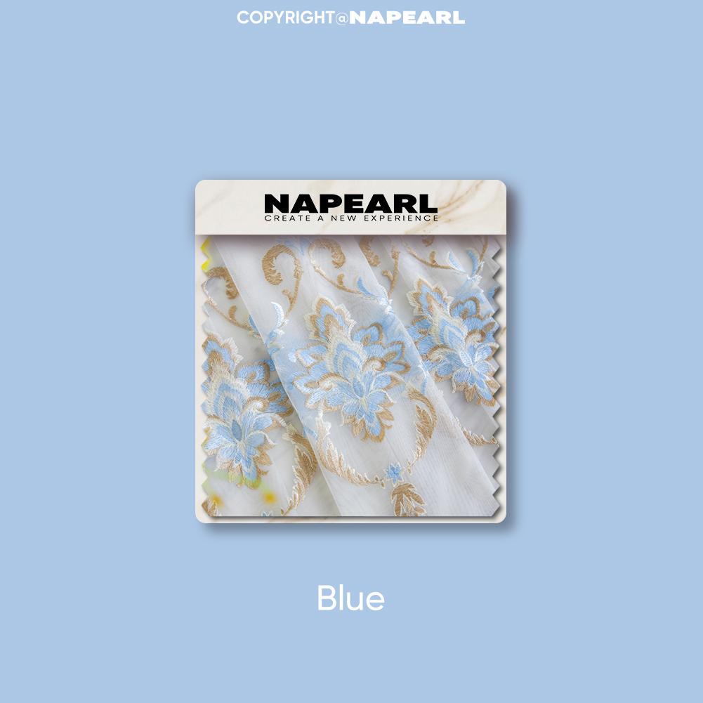 1 шт. NAPEARL Европейская вышитая прозрачная занавеска полупрозрачная 260 см высота тюль для гостиной спальни украшение окна домашний декор