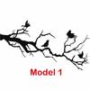 Birds On Branch Wall Art, Metal Wall Decor, Metal Wall Hangings, Home Living Room Bedroom Decoration, Branch Decor, Birds Wall Art