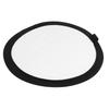 Disc Light Reflector 11.8in Round Silver White Collapsible Double Sided Photo Reflector for Photography