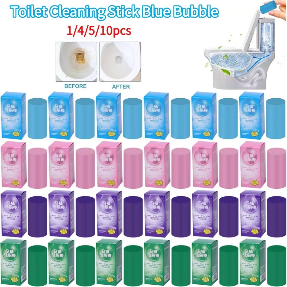 4 Colors Concentrated Descaling Toilet Cleaning Stick Upgraded Toilet Cleaning Stick Toilet Automatic Supplies Toilet Essential