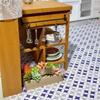 Случайный Один Кукольный домик Миниатюрный Суккулент Деревянное Корыто Зеленый Растение Горшок Модель Микро Ландшафтный Декор Украшения Игрушки для Ролевых Игр