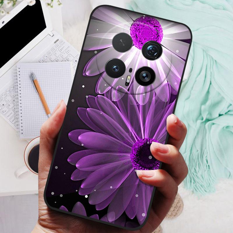 Чехол для Honor Magic 8 Pro из ТПУ и силикона, противоударный, с рисунком кошки, для Honor Magic 8 Magic 8 Lite Pro, мягкий чехол с принтом Funda.