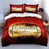 Arsenal Logo Red Bedding Set Bedding Duvet Cover Set Duvet Cover Pillowcases Home Decor (1 * Duvet Cover 2 * Pillowcases, without duvet insert)