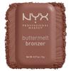 NYX PROFESSIONAL MAKEUP Matte Buttermelt Bronzer Long Wear Face Makeup 12 Hour Wear Vegan Formula Butta Than U, 05 - Butta Off