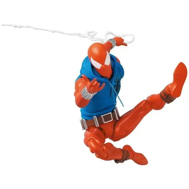 Прибытие Ct Toys Алый Паук Бен Рейли Mafex Comic Ko Фигурка Действия Эксклюзивный Человек-Паук Аниме Коллекция Подарок 186 Подвижная Сочлененная Масштаб