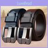 Retro Mens Leather Belt With Alloy Pin Closure For Formal And Casual Wear