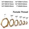 10 шт. Латунная фланцевая гайка Соединение водяного бака Сантехнические крепежные аксессуары
