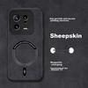Xiaomi 13 Phone Case, Xiaomi 13 Protective Cover, Skin-Like Magnetic New Frosted Lens Full Protection Silicone Simple Style - Black