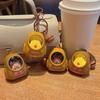 Creative Keychain Kawaii Capybara Schoolbag Shape Key Chains Funny Pencil Case Pendants Charm Car Keyring Diy Bag Accessories