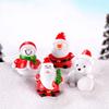 Bonsai Fairy Garden Micro Landscape Christmas Decor Miniature Snowman Santa Claus Figurines