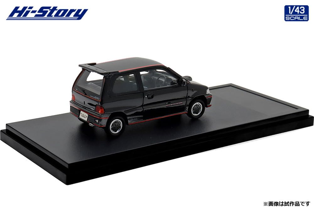 Inter Allied Hi Story Scale MITSUBISHI MINICA DANGAN ZZ Lamp Black Finished Model HS495BK 1/43 (1990)