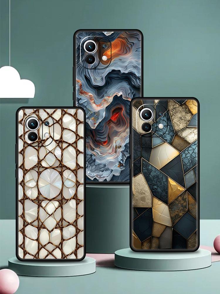 Folds Texture Phone Case Cover for Xiaomi Mi 17 15 14 13 12 11 Ultra 15T 14T 13T 12T 11T Pro Lite 5G Soft TPU Shell Fundas Capas