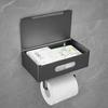 Пистолетный Серый 304 Нержавеющая Сталь Держатель для Туалетной Бумаги в Рулоне Настенный Бокс для Туалетной Бумаги Держатель для Бумажных Полотенец Аксессуары для Ванной Комнаты
