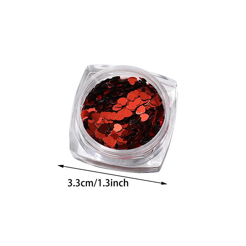 Holographic Laser Star Love Sequins Nail Glitter Gold Silver Sequin Mix Size Paillette Diy Design Nail Art Decorations Tool