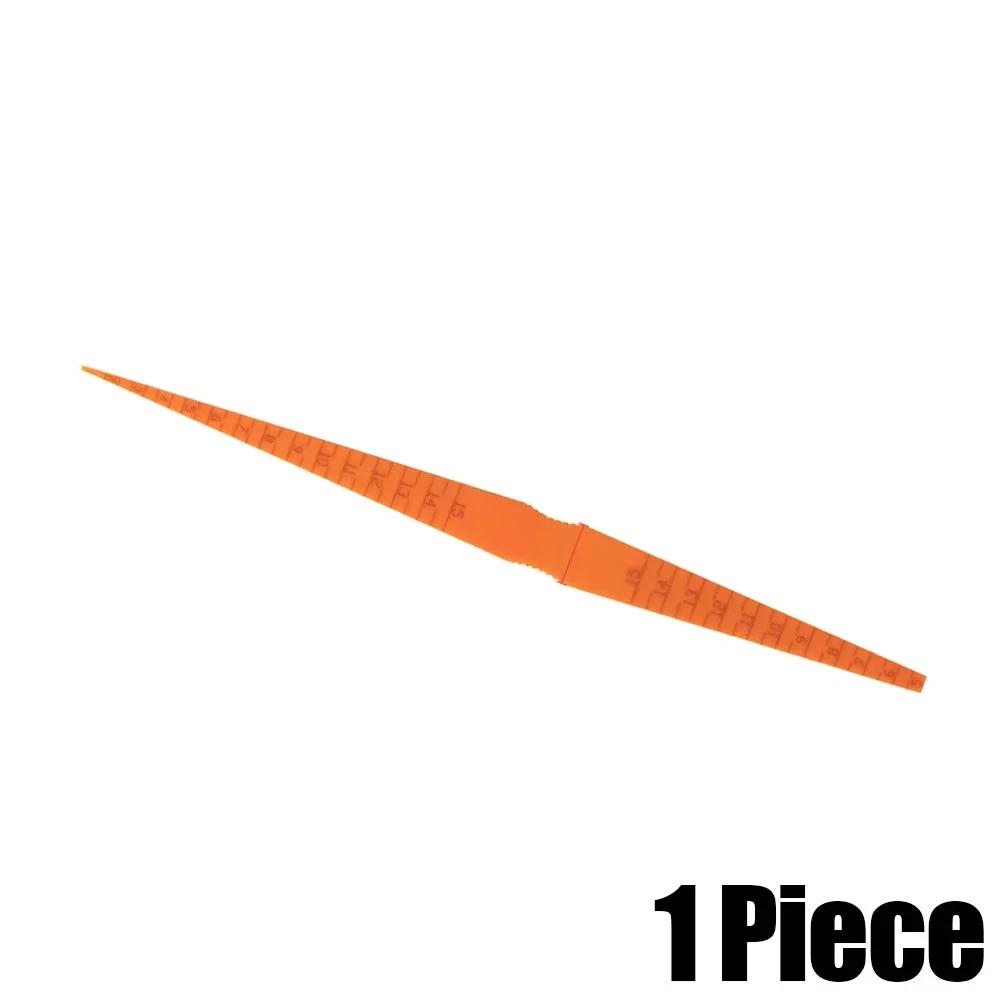 Orange Car Body Panel Gap Measurment Tool Ruler Feeler Gauge Car Taper Gap Inspection Tools Inch Car Alignment Door Rangefinder