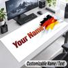 Custom Name Text Mouse Pad Germany national football team Personalized Desk Pad For Work And Gaming