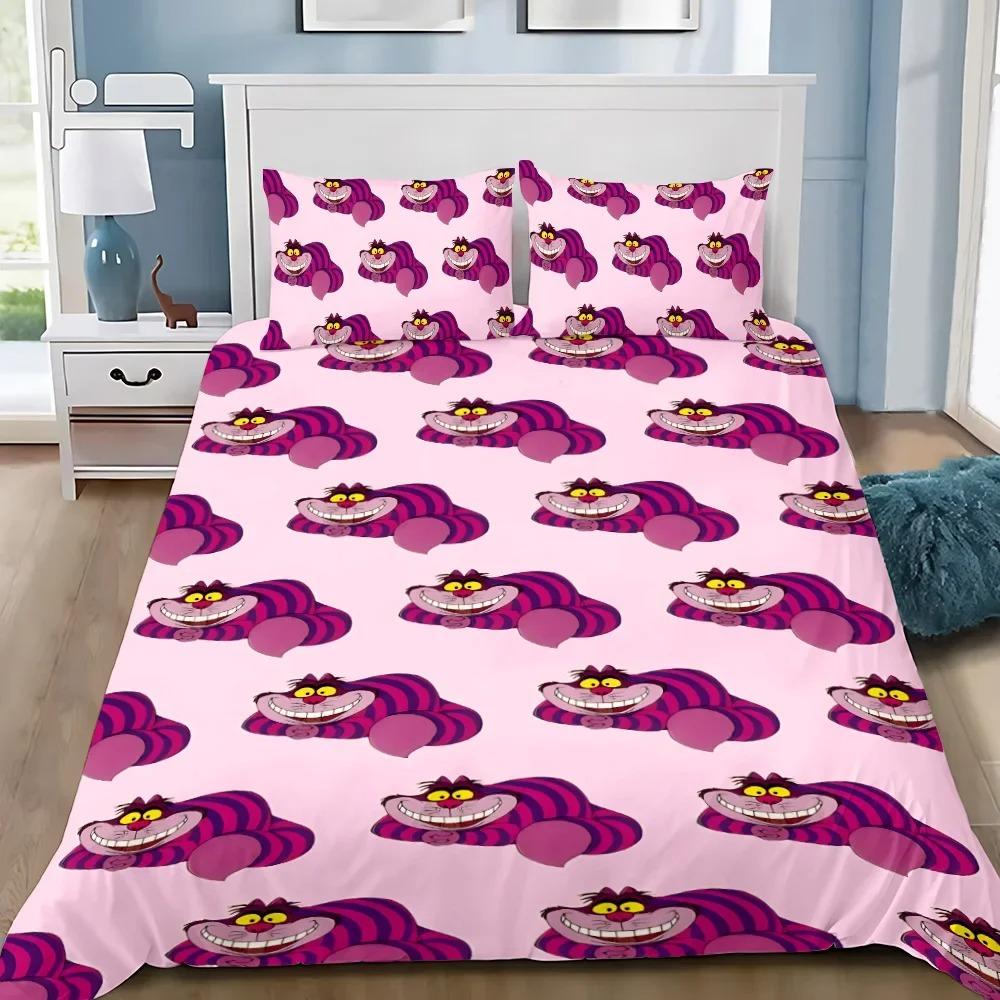 Мультяшный Алиса в Стране Чудес Пододеяльник Наволочка Алиса Принцесса Комплект Постельного Белья Взрослый Мальчик Девочка Украшение Спальни Детский Подарок
