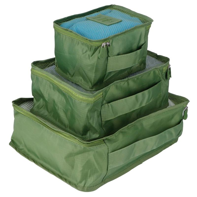 6-Piece Set Storage Bag Clothing Sorting Bag Luggage Suitcase Packing for Travelling Luggage Travel Storage Bag