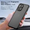 For OnePlus Ace 6 15R Case Shockproof Frosted Skin Feel Matte PC+TPU Anti-fingerprint Transparent Cover For OnePlus ACE6