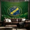 Custom Name AIK Solna Printed Tapestry – Wall Hanging for Bedrooms, Dorms, and Home Decor